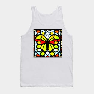 Stained Glass Butterfly Tank Top